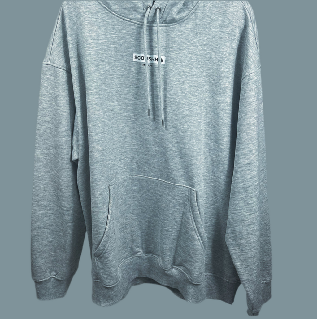Light grey Luxury Hoodie. color, Light grey melange. 🎉FREE DELIVERY 🚚📦