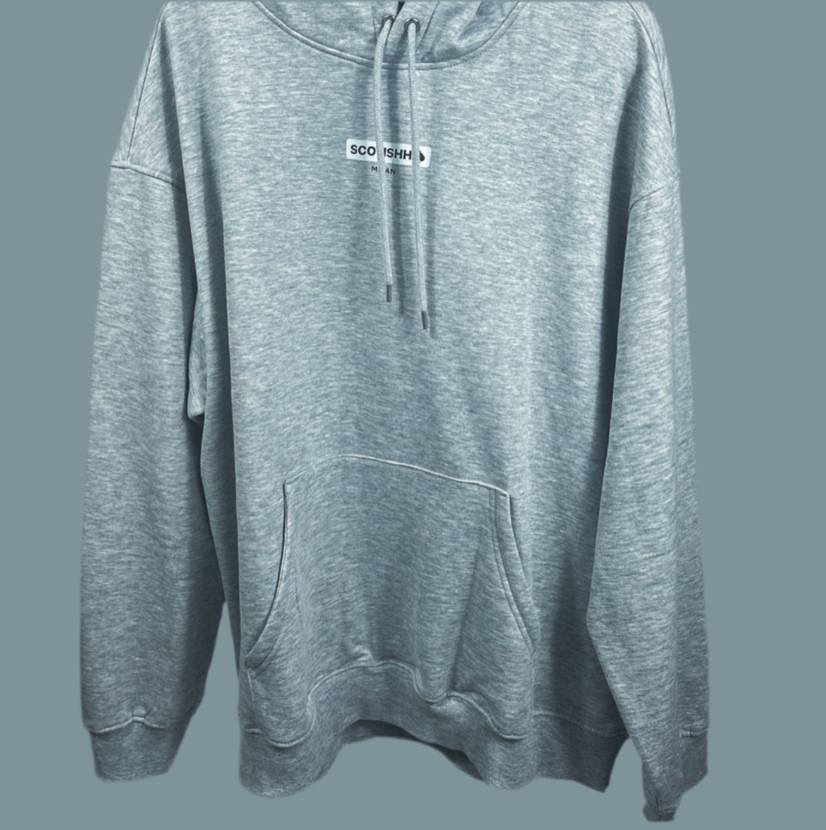 Light grey Luxury Hoodie. color, Light grey melange. 🎉FREE DELIVERY 🚚📦