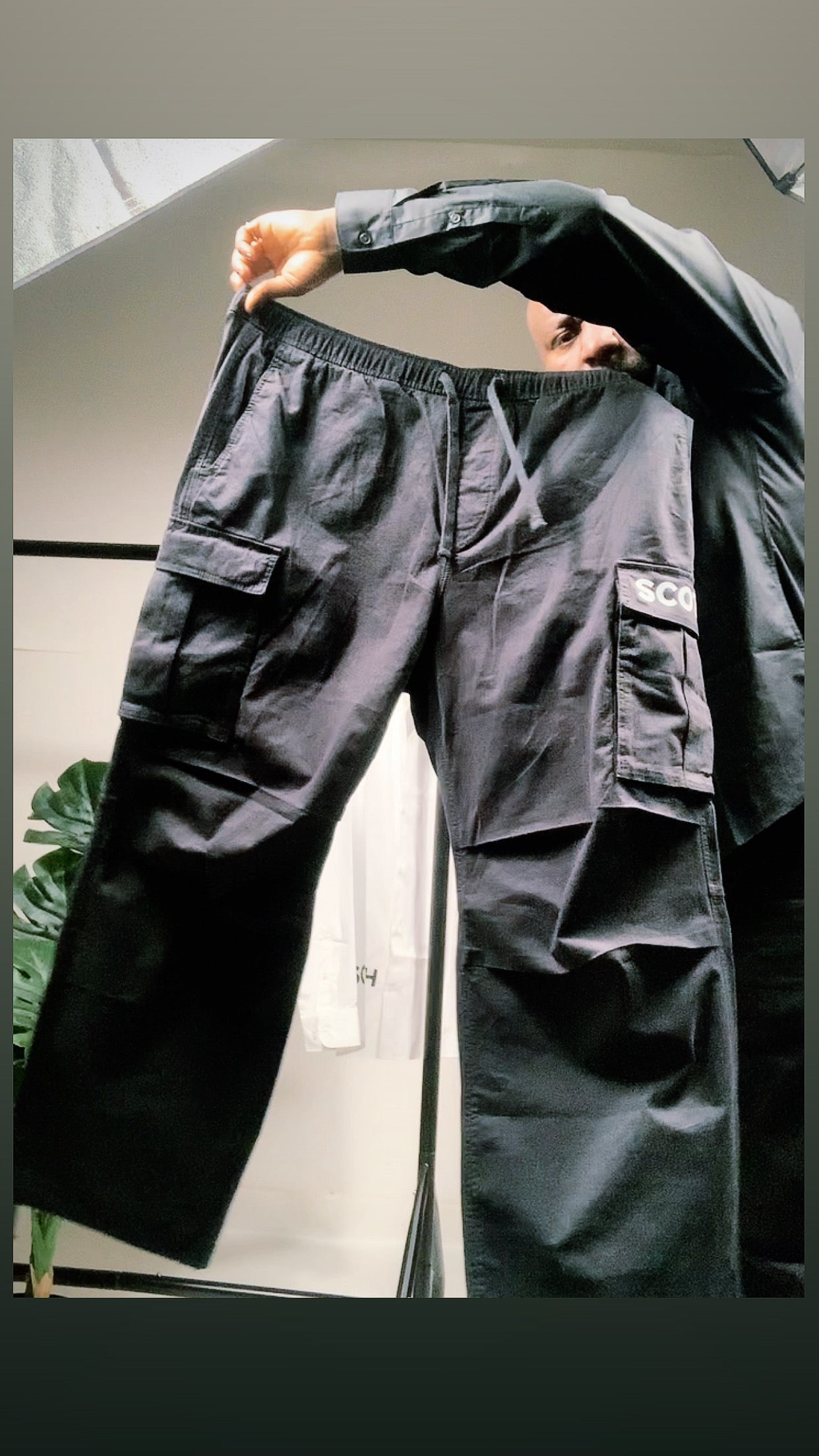 Luxury Gray Cargo Pants. Vol,1. Free Delivery
