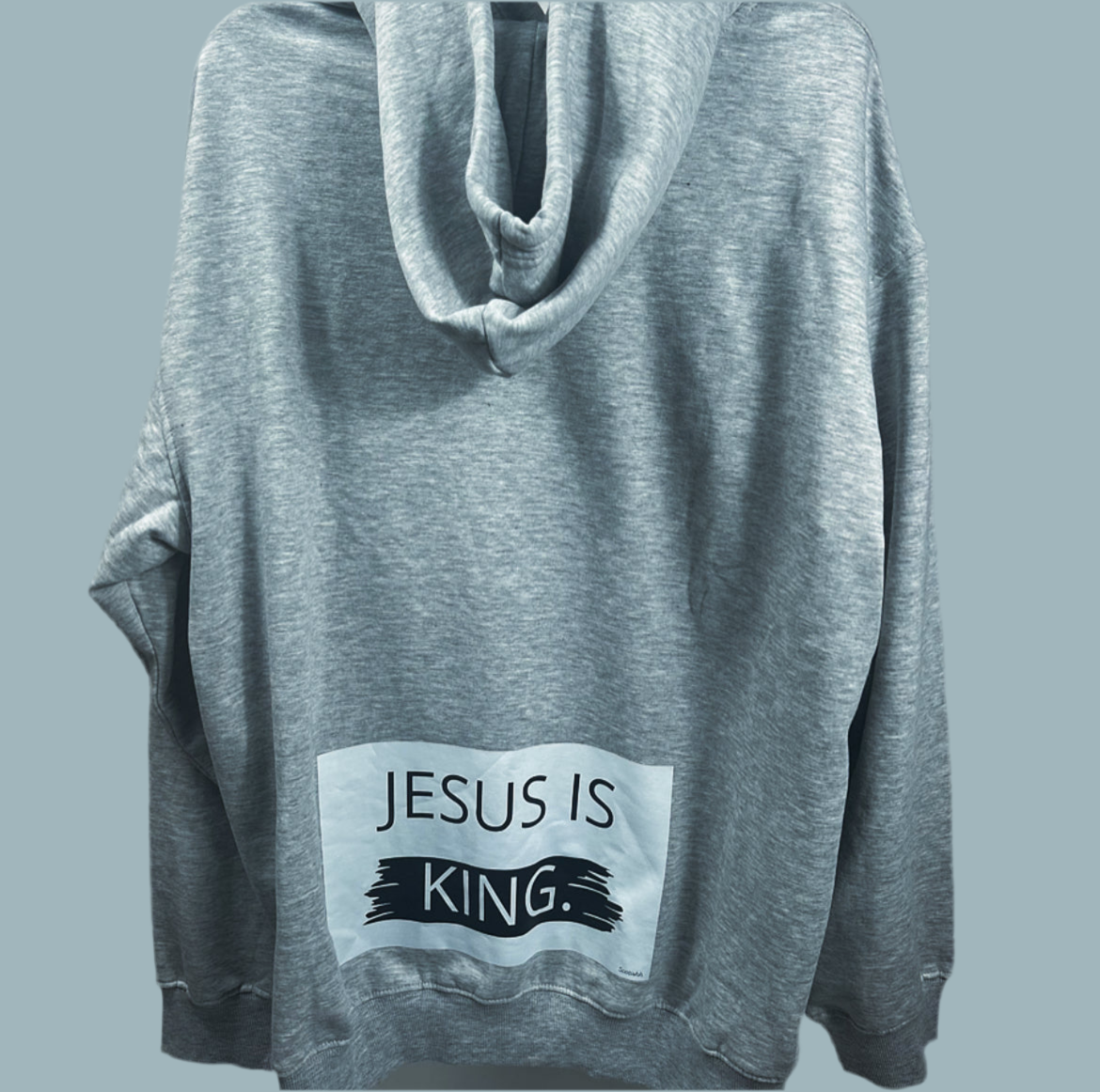Light grey Luxury Hoodie. color, Light grey melange. 🎉FREE DELIVERY 🚚📦