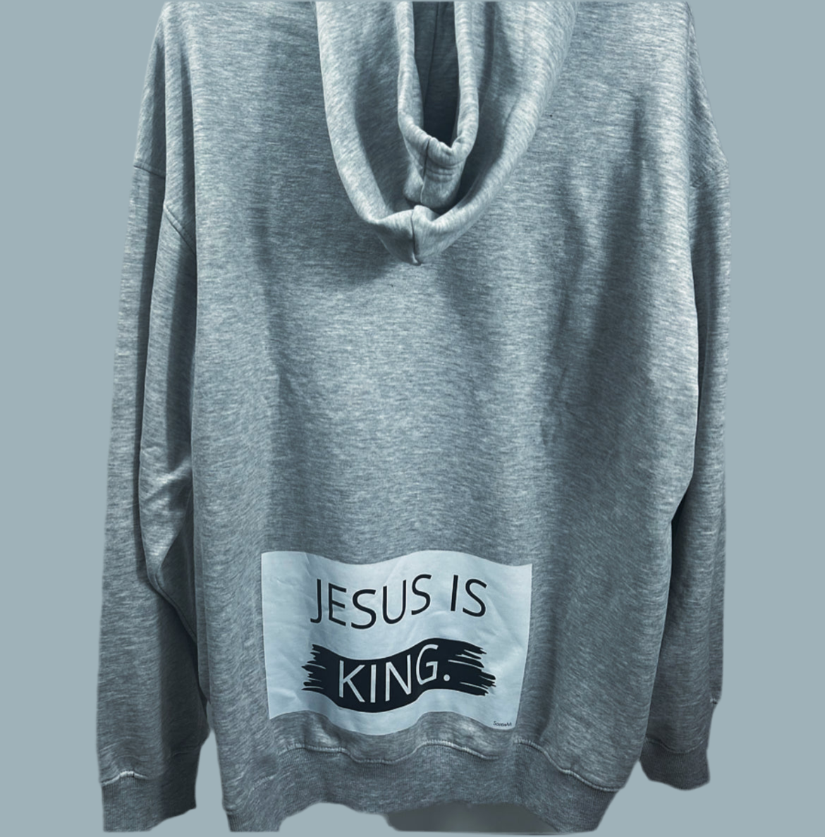Light grey Luxury Hoodie. color, Light grey melange. 🎉FREE DELIVERY 🚚📦