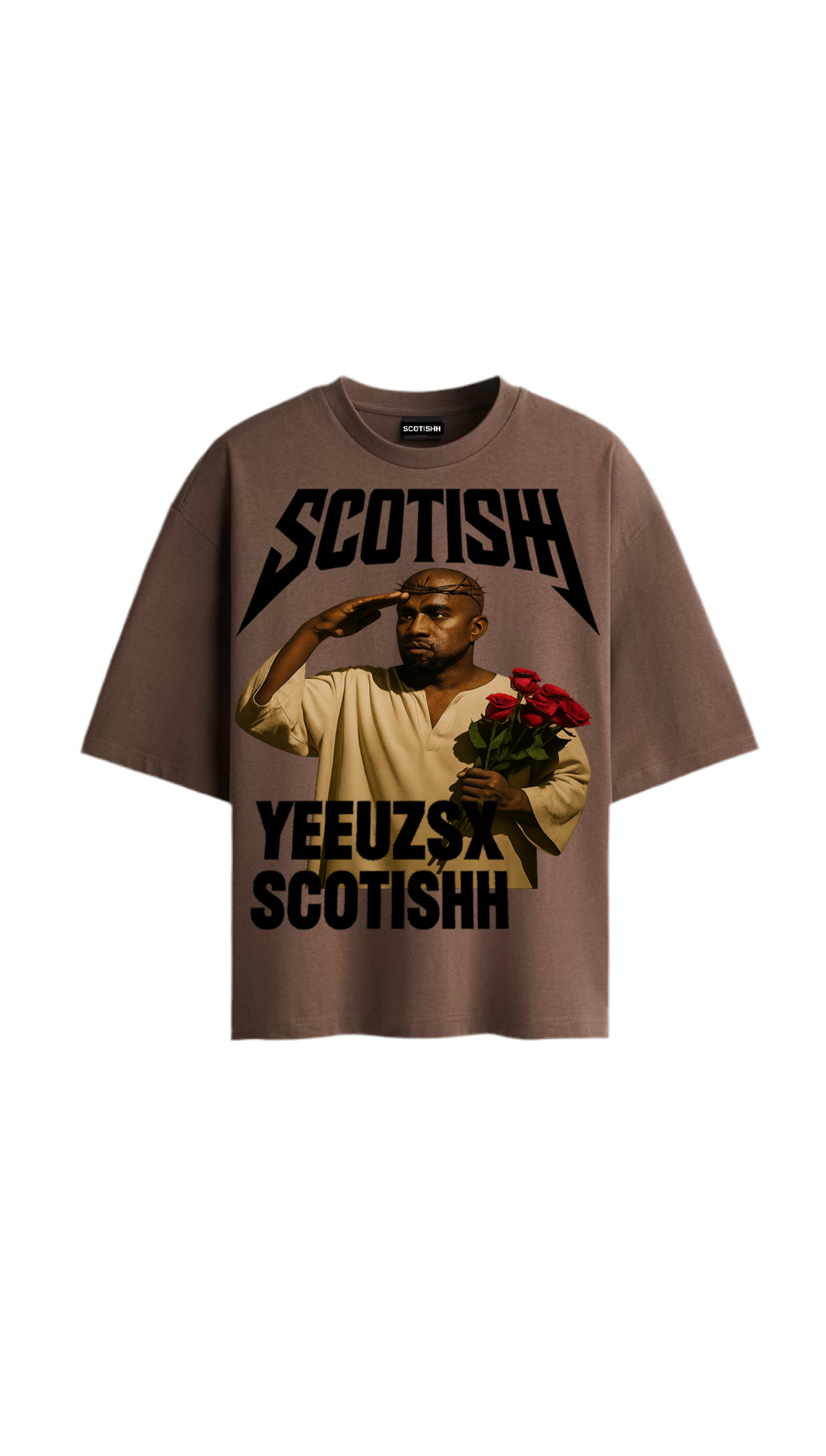 He Multiplied Tee – Inspired by Legends. 
 Color : Brown